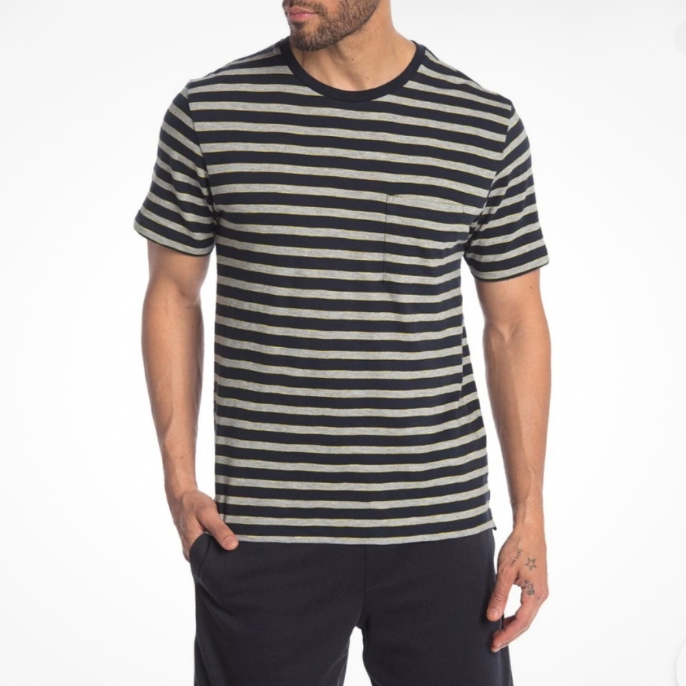 Vince stripe Cotton tee